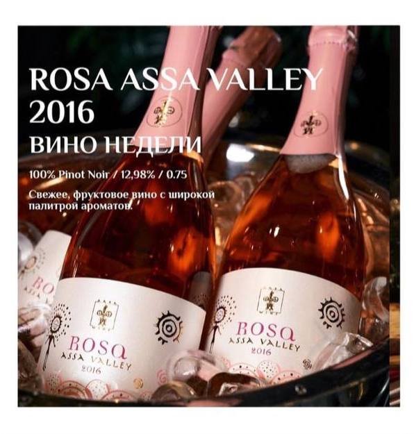 Rosa Assa Valley 2016 - this week's wine!