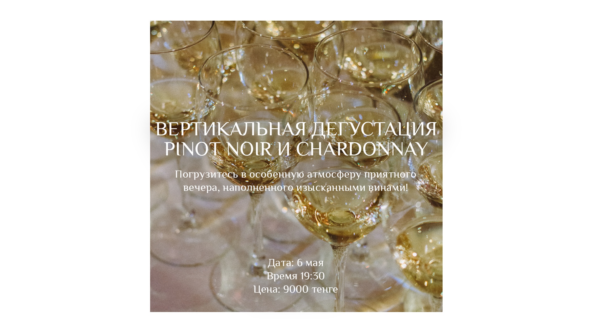 Vertical Tasting of Pinot Noir and Chardonnay in Arba Wine wine shops!