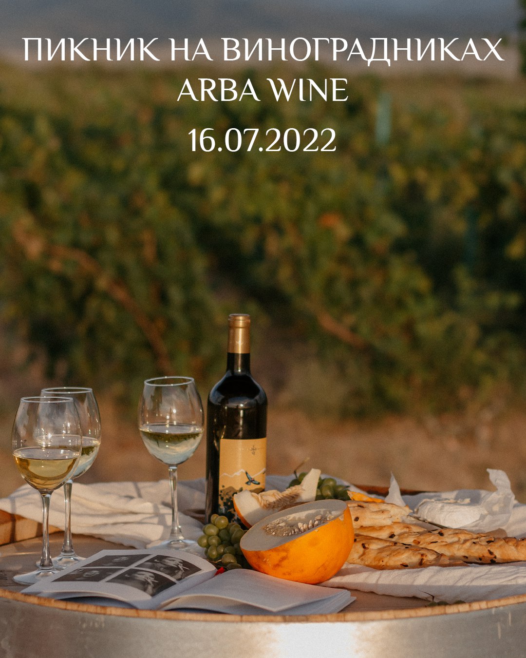Picnic at Arba Wine vineyards!